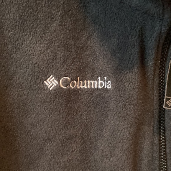 COLUMBIA FULL ZIP FLEECE VEST ~ L - Picture 3 of 6